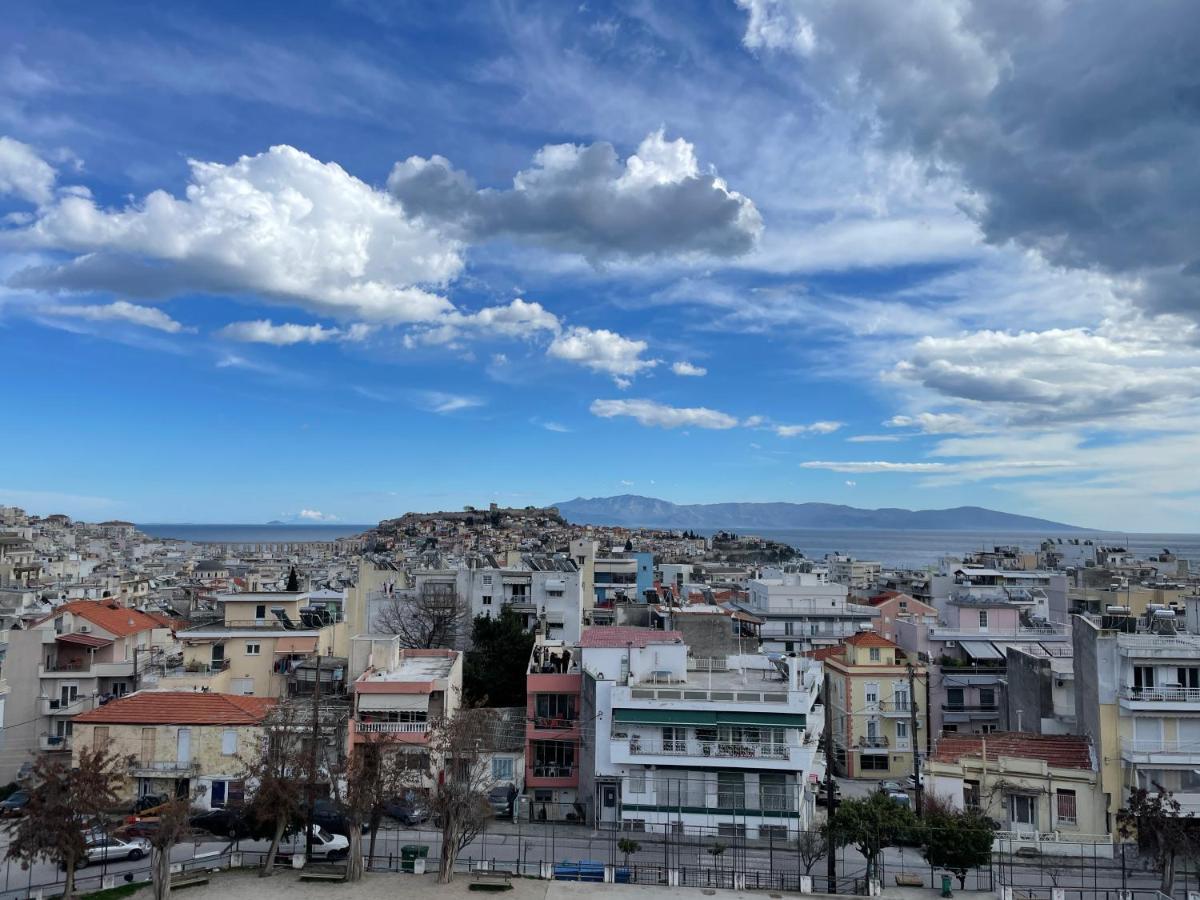 George & Nia Apartment - Central Kavala With Panoramic Terrace View Extérieur photo